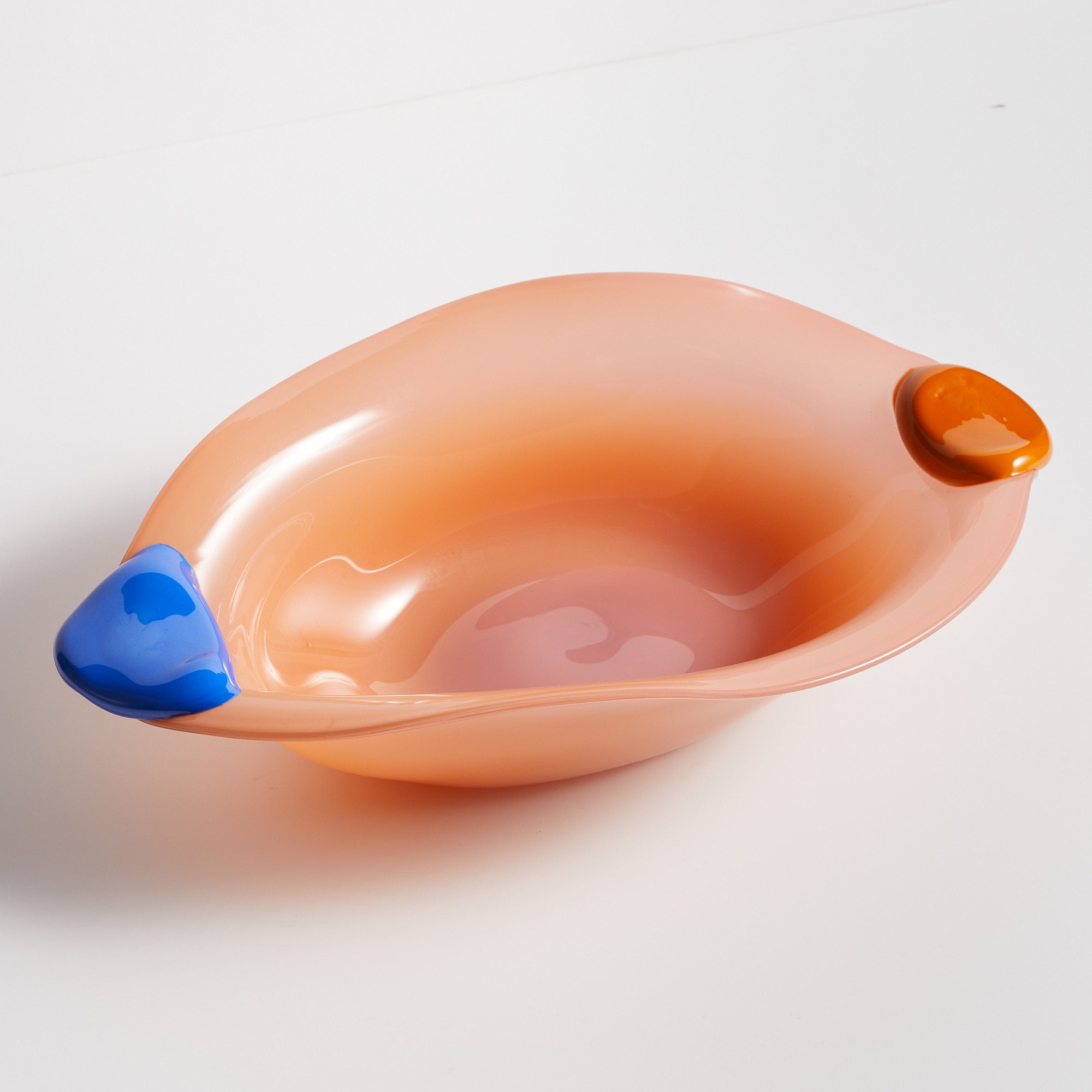 Helle Mardahl - Fruit bowl - orange, rhubarb & blue lollipop